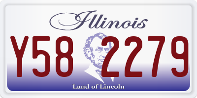 IL license plate Y582279