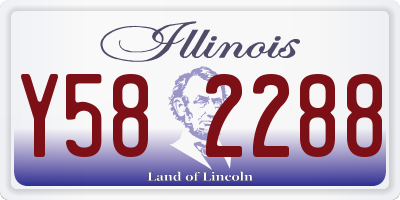 IL license plate Y582288