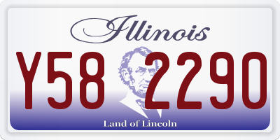 IL license plate Y582290