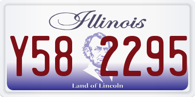 IL license plate Y582295