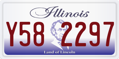 IL license plate Y582297