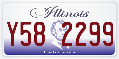 IL license plate Y582299