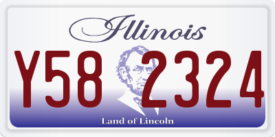 IL license plate Y582324