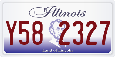 IL license plate Y582327