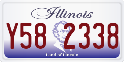 IL license plate Y582338
