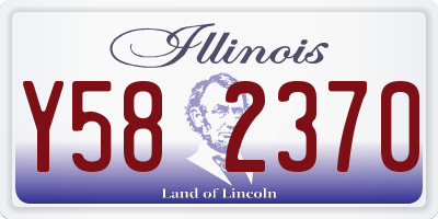 IL license plate Y582370