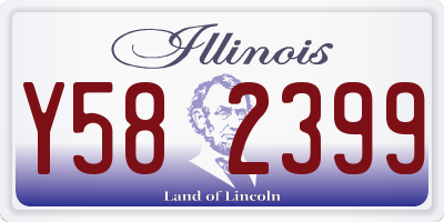 IL license plate Y582399