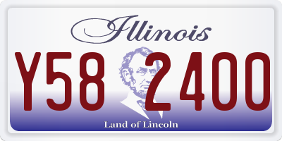 IL license plate Y582400