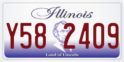 IL license plate Y582409