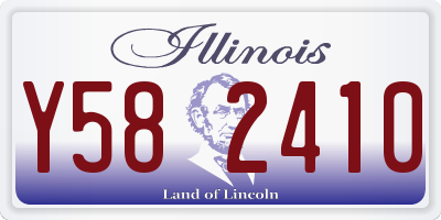 IL license plate Y582410