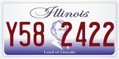 IL license plate Y582422