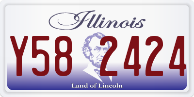 IL license plate Y582424