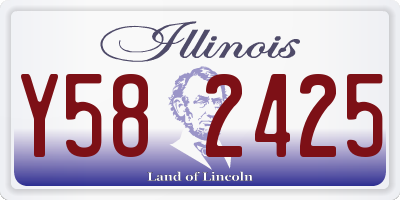 IL license plate Y582425