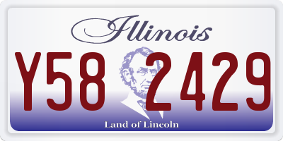 IL license plate Y582429