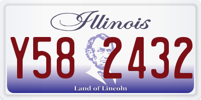 IL license plate Y582432
