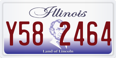 IL license plate Y582464