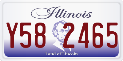 IL license plate Y582465