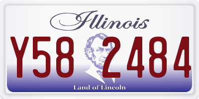 IL license plate Y582484