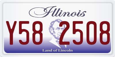 IL license plate Y582508