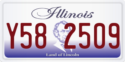 IL license plate Y582509