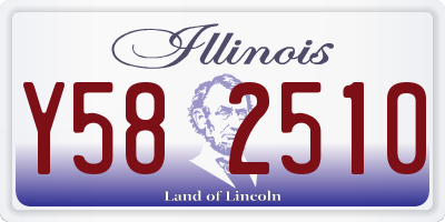 IL license plate Y582510