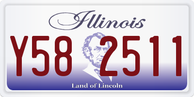 IL license plate Y582511