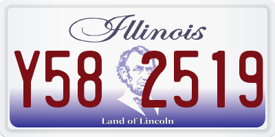 IL license plate Y582519