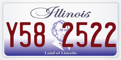 IL license plate Y582522