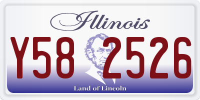 IL license plate Y582526