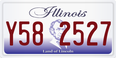 IL license plate Y582527