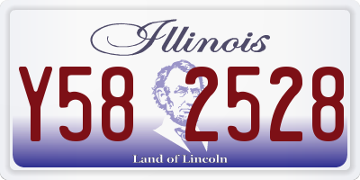 IL license plate Y582528