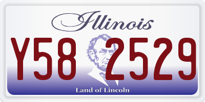 IL license plate Y582529