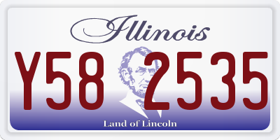 IL license plate Y582535