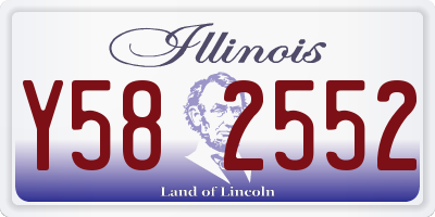 IL license plate Y582552