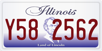 IL license plate Y582562