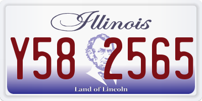 IL license plate Y582565