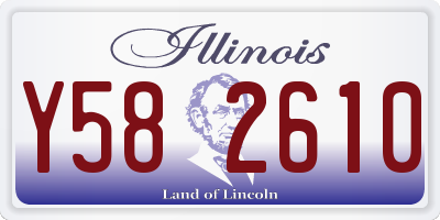 IL license plate Y582610