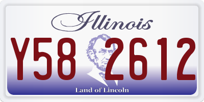 IL license plate Y582612