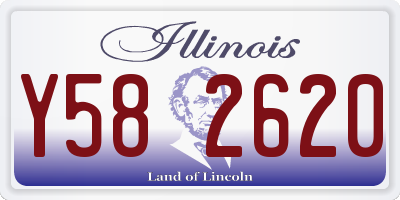 IL license plate Y582620