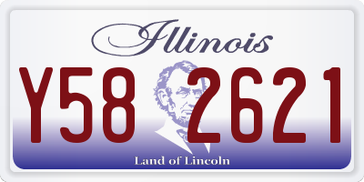 IL license plate Y582621