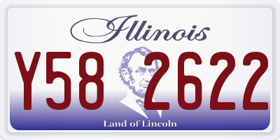 IL license plate Y582622