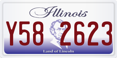 IL license plate Y582623
