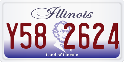 IL license plate Y582624