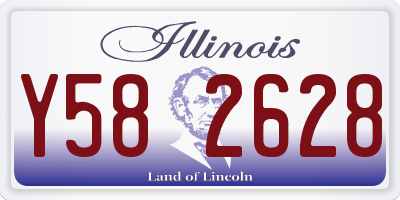 IL license plate Y582628