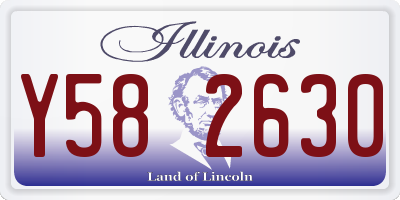 IL license plate Y582630