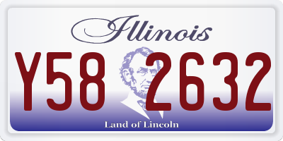 IL license plate Y582632