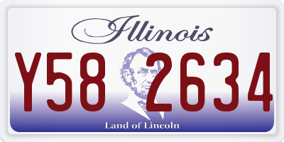 IL license plate Y582634