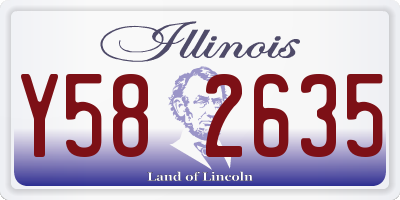 IL license plate Y582635