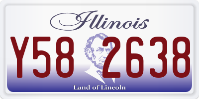 IL license plate Y582638