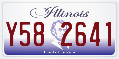 IL license plate Y582641